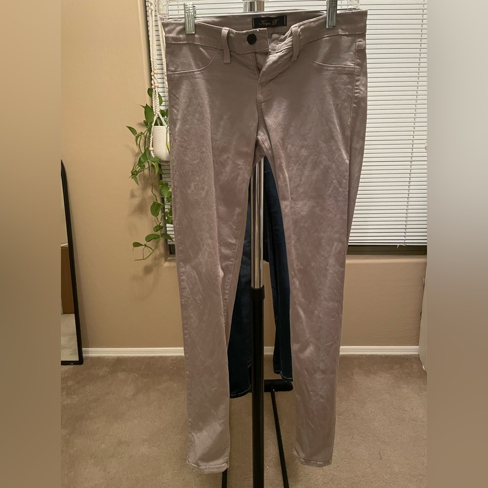 Klique B Low rise skinny jeans matte grey sz 3 98% cotton